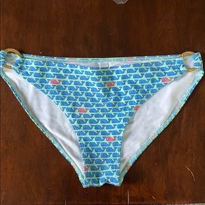 Vineyard Vines Whale Print Bikini Bottom - Medium